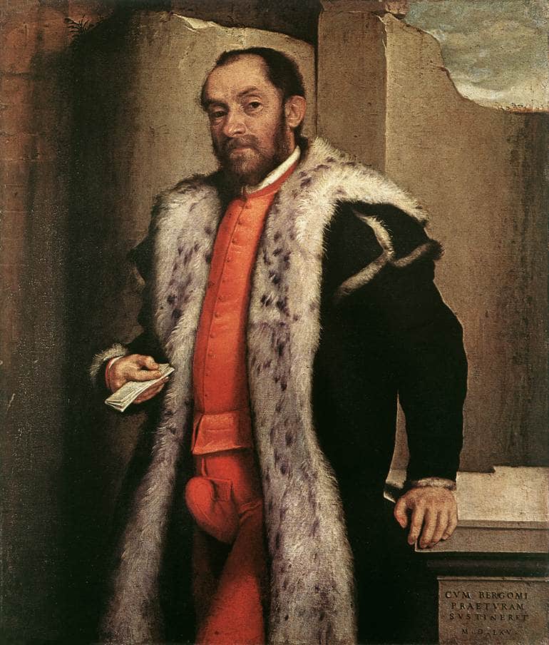 Portrait of Antonio Navagero by Giovanni Battista Moroni — Oil Painting Reproduction