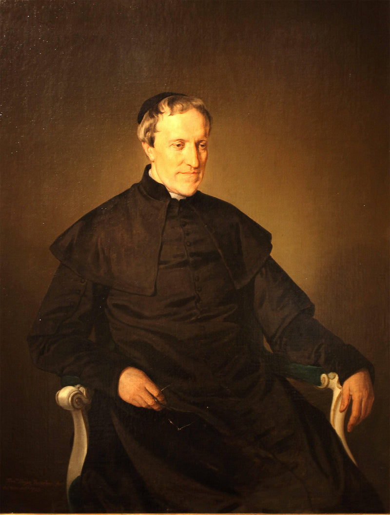 Portrait of Antonio Rosmini by Francesco Hayez — Oil Painting Reproduction