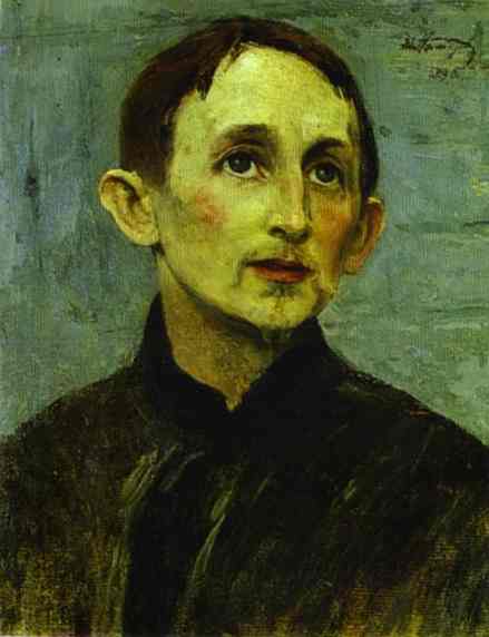 Portrait of Apollinary Vasnetsov by Mikhail Nesterov — Oil Painting Reproduction