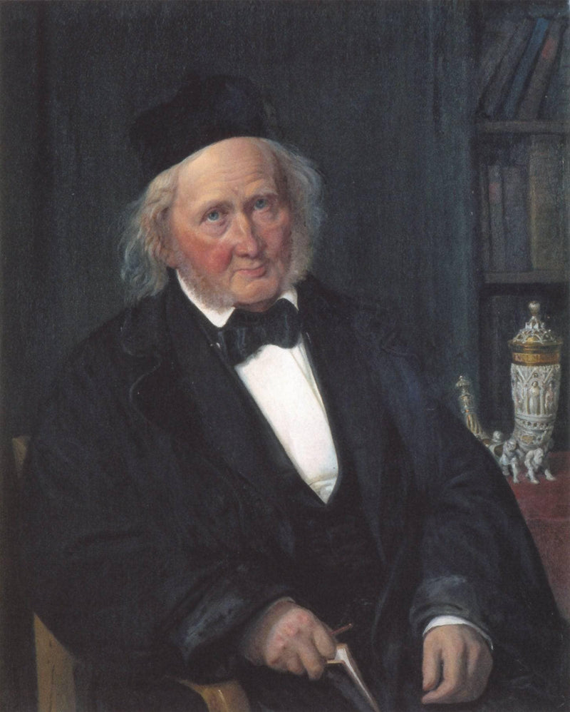 Portrait of B.S. Ingemann by Wilhelm Marstrand — Oil Painting Reproduction