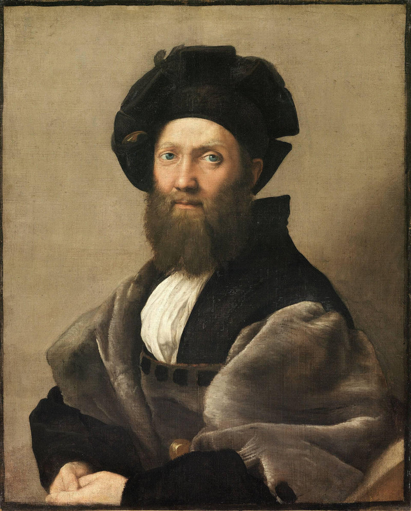 Portrait of Baldassare Castiglione by Raphael — Oil Painting Reproduction