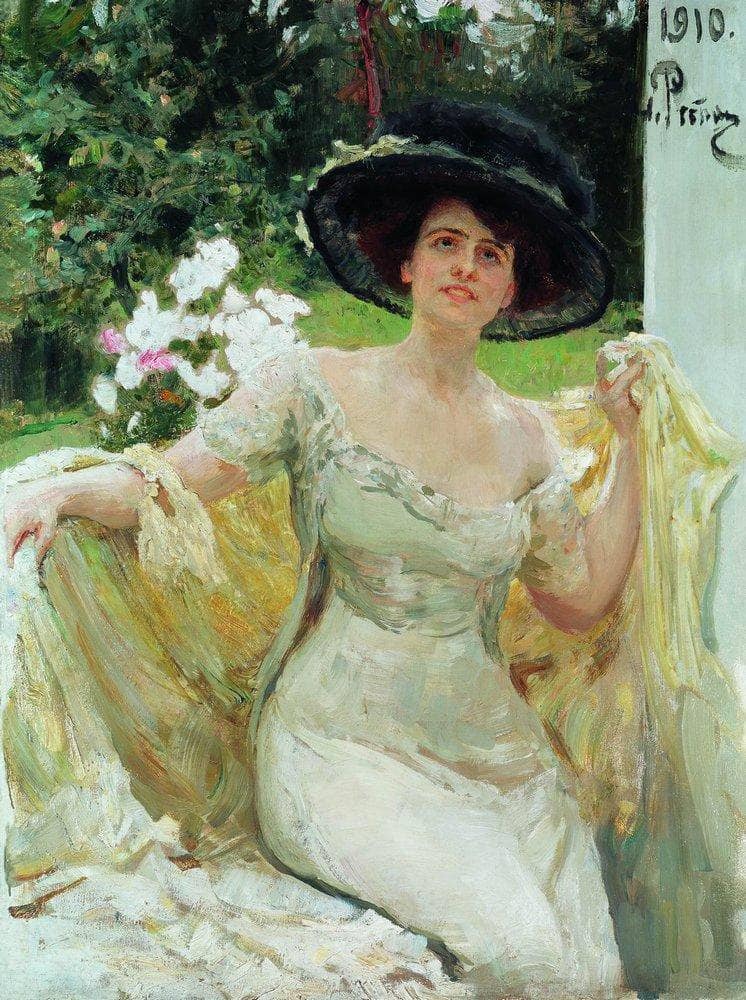 Portrait of Bella Gorskaya by Ilya Repin — Oil Painting Reproduction