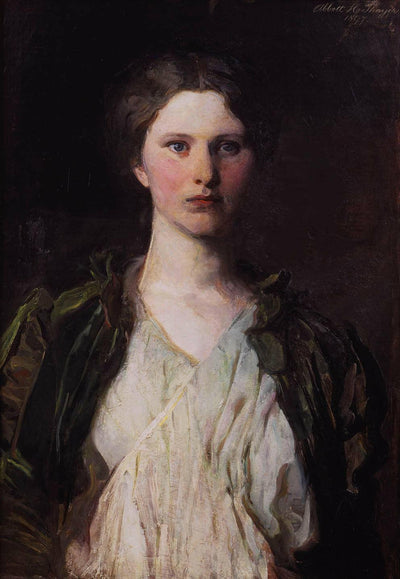 Portrait of Bessie Price in master bedroom