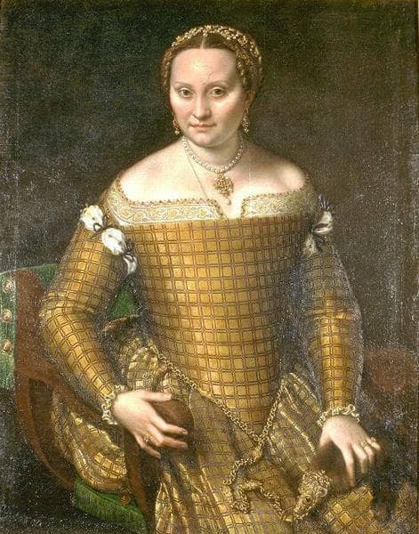 Portrait of Bianca Ponzoni Anguissola, the artist's mother by Sofonisba Anguissola — Oil Painting Reproduction
