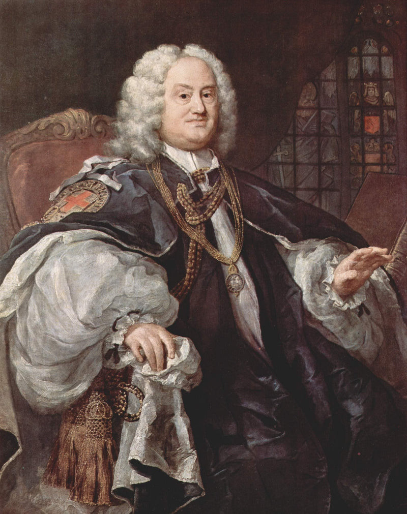 Portrait of Bischofs Benjamin Hoadly by William Hogarth — Oil Painting Reproduction