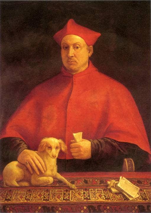 Portrait of Cardinal Pompeo Colonna by Sebastiano del Piombo — Oil Painting Reproduction