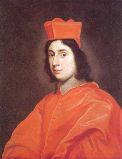 Portrait of Cardinal Sigismondo Chigi in entryway