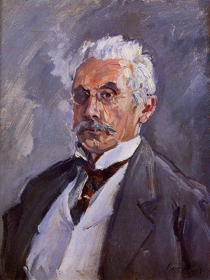 Portrait of Carl Steinbart by Max Slevogt — Oil Painting Reproduction