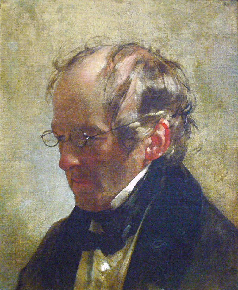 Portrait of Carl Vogel von Vogelstein by Friedrich von Amerling — Oil Painting Reproduction