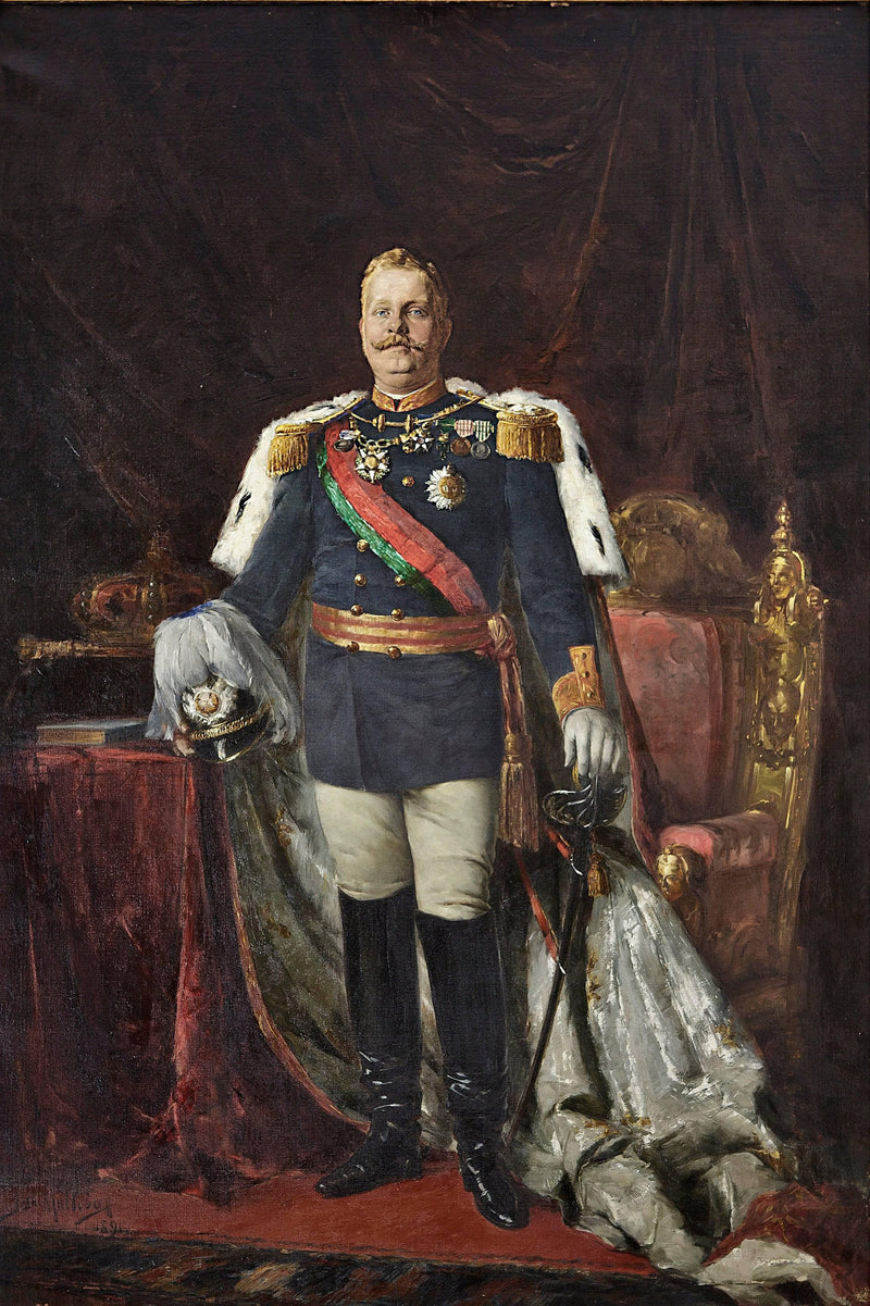 Portrait of Carlos I of Portugal by Jose Malhoa — Oil Painting Reproduction