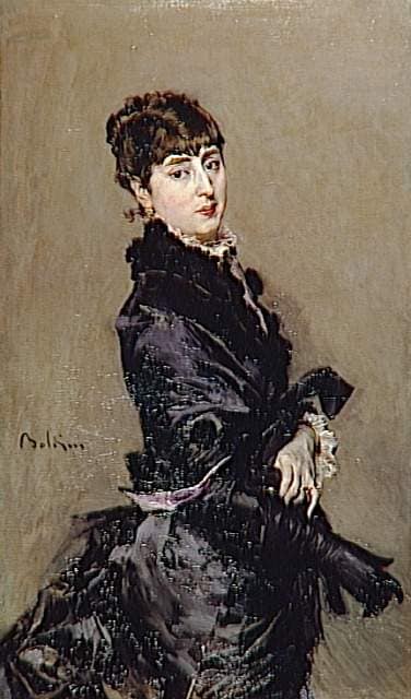 Portrait de Cecilia de Madrazo Fortuny by Giovanni Boldini — Oil Painting Reproduction