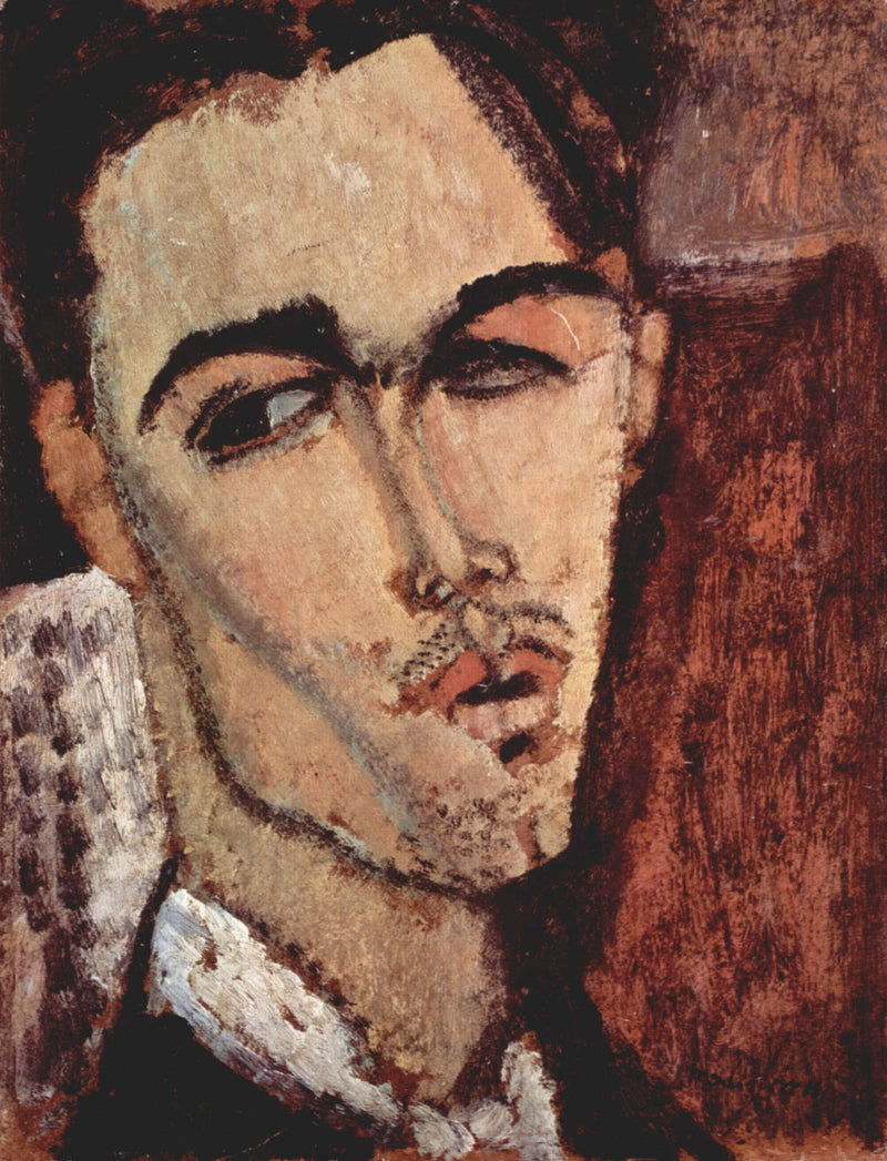 Portrait of Celso Lagar by Amedeo Modigliani, Oil Painting Reproduction