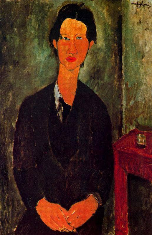 Portrait of Chaim Soutine by Amedeo Modigliani — Oil Painting Reproduction