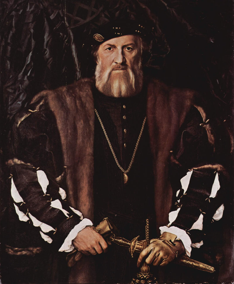 Portrait of Charles de Solier by Hans Holbein the Younger — Oil Painting Reproduction