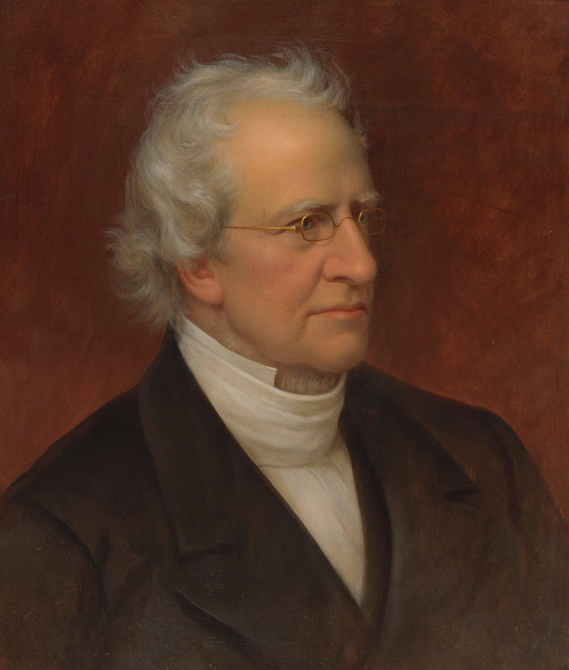 Portrait of the Cleric Charles Hodge by Rembrandt Peale — Oil Painting Reproduction