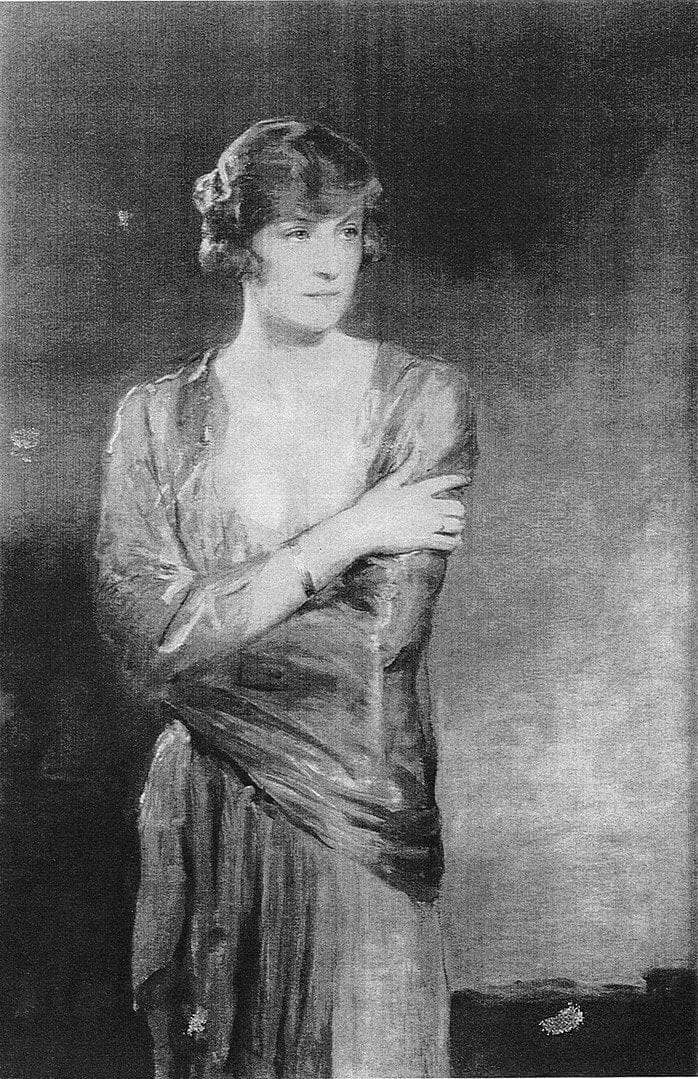 Portrait of Christine Baroness Fries-Tersch by John Quincy Adams — Oil Painting Reproduction