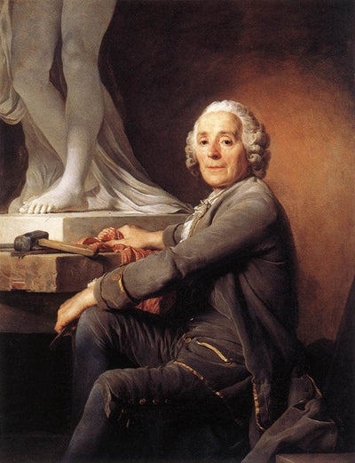 Portrait of Christophe-Gabriel Allegrain in modern living room