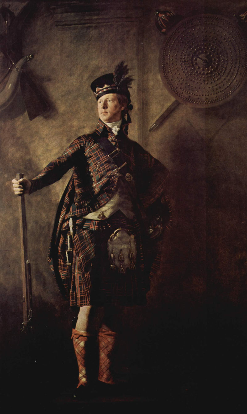 Portrait of Colonel Alasdair Mcdonnell of Glengarry by Henry Raeburn — Oil Painting Reproduction