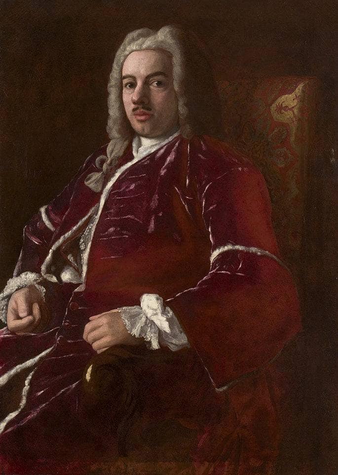 Portrait of Cornelis Calkoen, Dutch Ambassador to Istambul and Dresden by Jean Baptiste Vanmour — Oil Painting Reproduction