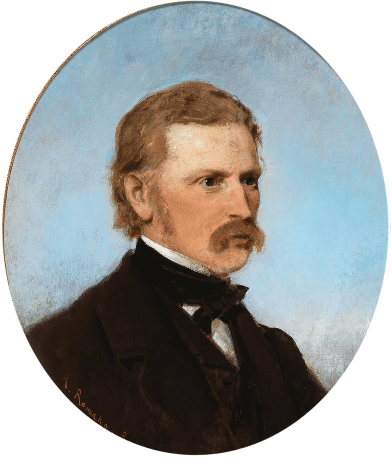Portrait of Count Ferdinand Trauttmansdorff-Weinsberg by Anton Romako — Oil Painting Reproduction