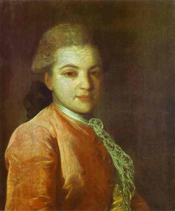 Portrait of Count Illarion Ivanovich Vorontsov by Fyodor Rokotov — Oil Painting Reproduction
