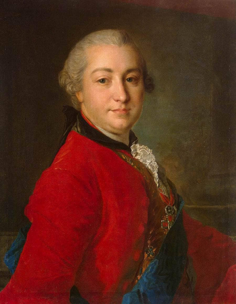 Portrait of Count Ivan Shuvalov by Fyodor Rokotov — Oil Painting Reproduction