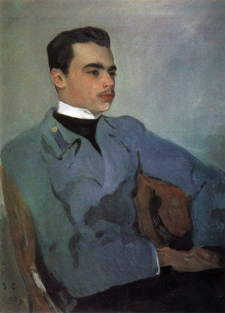 Portrait of Count Nikolay Sumarokov-Elstone by Valentin Serov — Oil Painting Reproduction