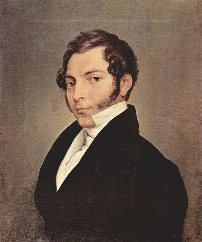 Portrait of count Ninni by Francesco Hayez — Oil Painting Reproduction