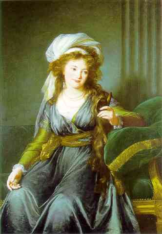 Portrait of Countess Catherine Skavronskaya in hallway