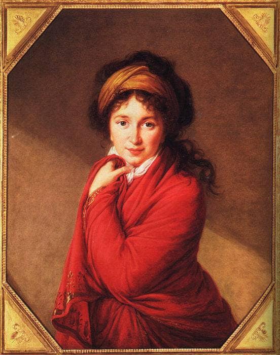 Portrait of Countess Golovine by Louise Elisabeth Vigee Le Brun — Oil Painting Reproduction