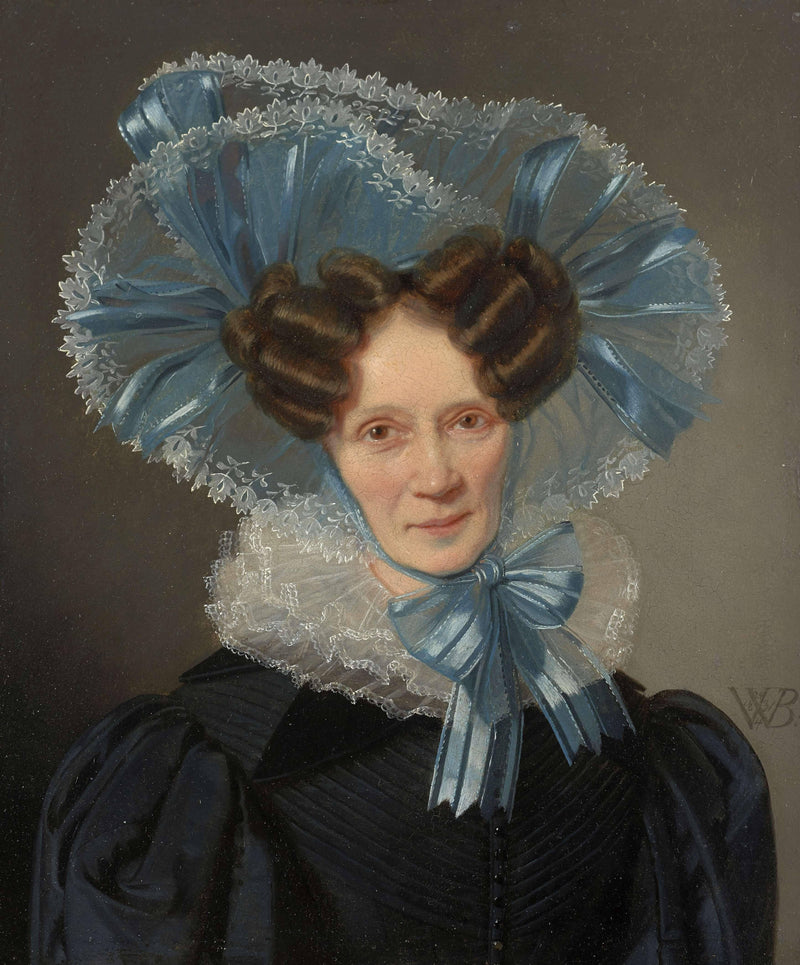 Portrait of Countess Sophia Vilhelmine Moltke, née Levetzau by Wilhelm Bendz — Oil Painting Reproduction