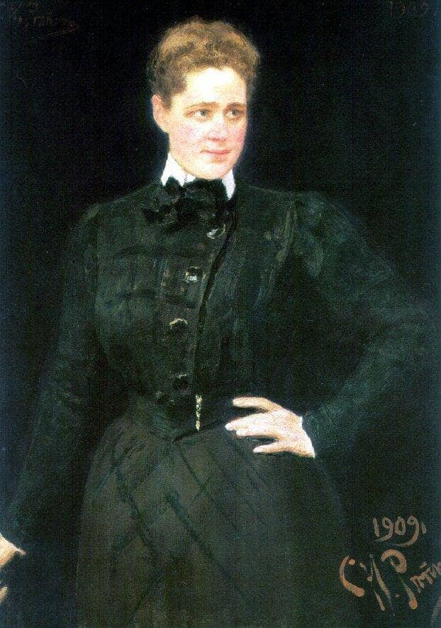 Portrait of countess Sophia Vladimirovna Panina by Ilya Repin — Oil Painting Reproduction