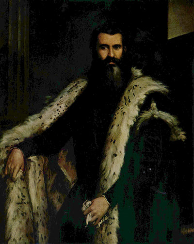 Portrait of Daniele Barbaro in living room