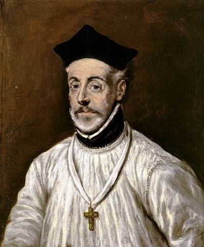 Portrait of Diego de Covarrubias in dining room