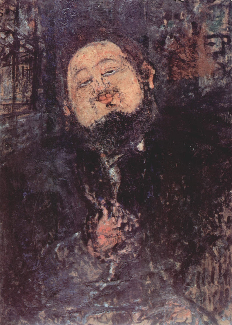 Portrait of Diego Rivera by Amedeo Modigliani — Oil Painting Reproduction