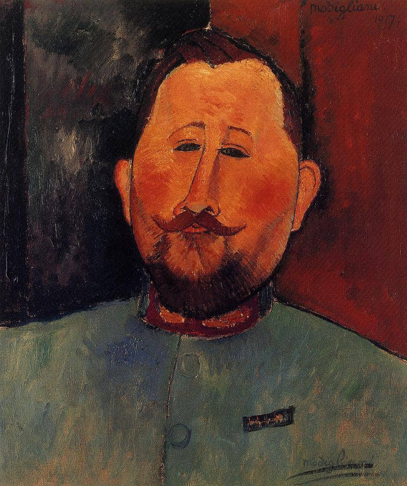 Portrait of Doctor Devaraigne by Amedeo Modigliani — Oil Painting Reproduction