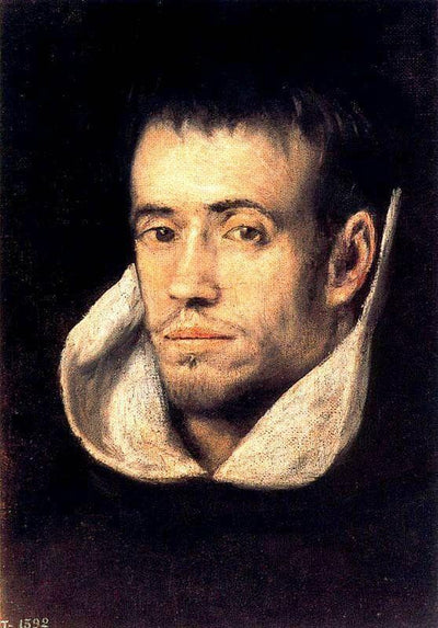 Portrait of Dominican Friar in hallway