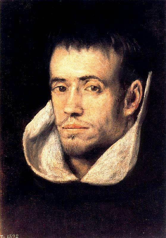 Portrait of Dominican Friar by El Greco — Oil Painting Reproduction