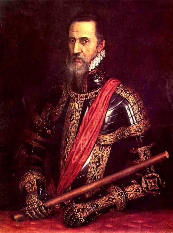 Portrait of Don Fernando Alvarez of Toledo, Grand Duke of Alba by Titian — Oil Painting Reproduction