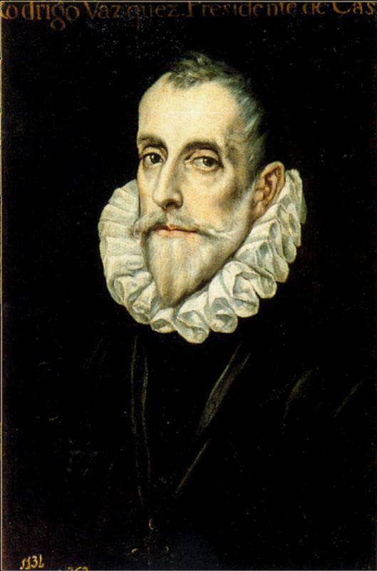Portrait Of Don Rodrigo Vasquez by El Greco — Oil Painting Reproduction