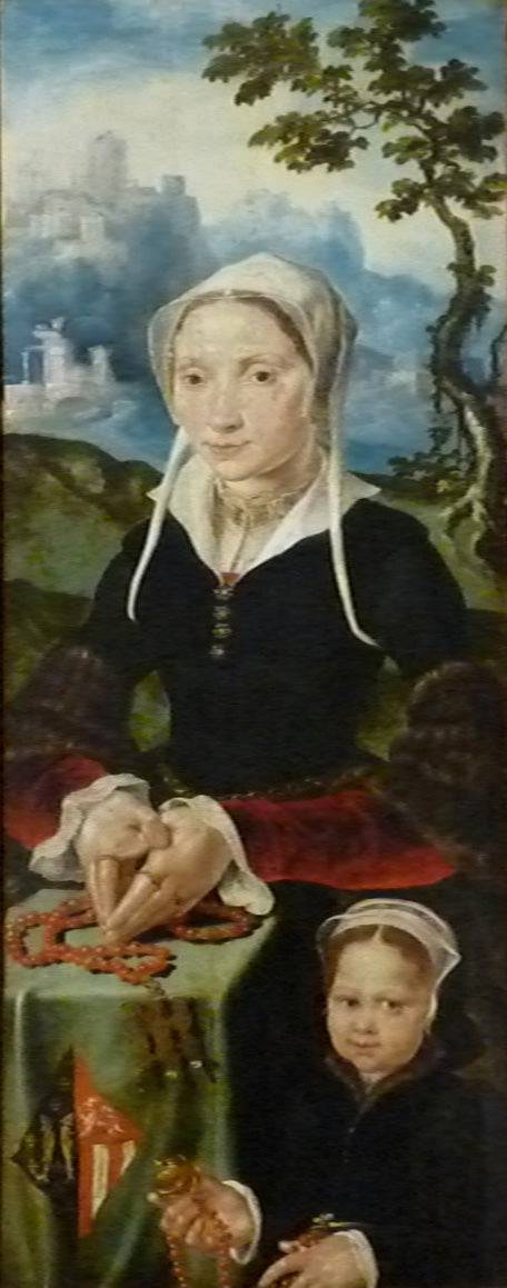 Portrait of donor by Maerten van Heemskerck, Oil Painting Reproduction