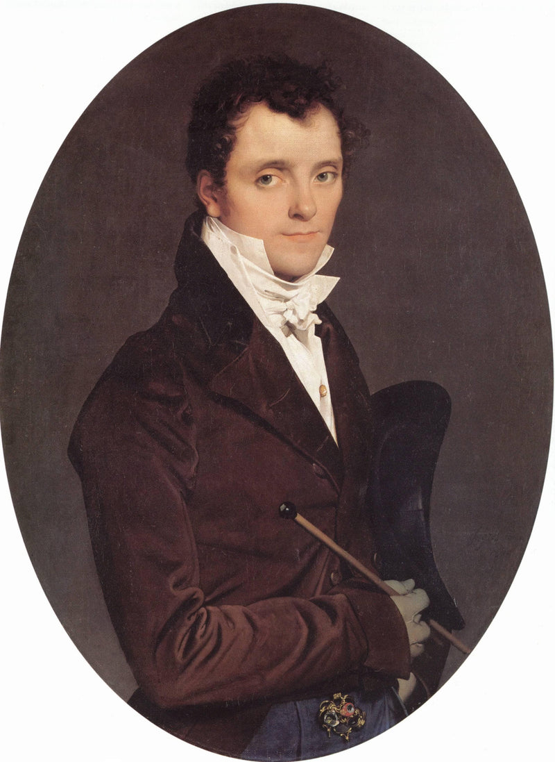 Portrait of Edme Bochet by Jean Auguste Dominique Ingres — Oil Painting Reproduction
