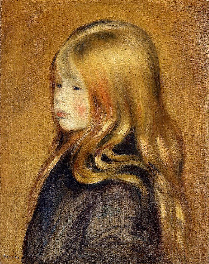 Portrait of Edmond Renoir, Jr. by Pierre-Auguste Renoir — Oil Painting Reproduction