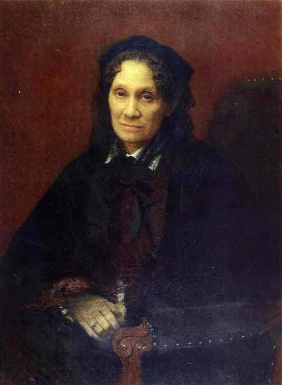 Portrait of Ekaterina Kornilova by Ivan Kramskoy — Oil Painting Reproduction