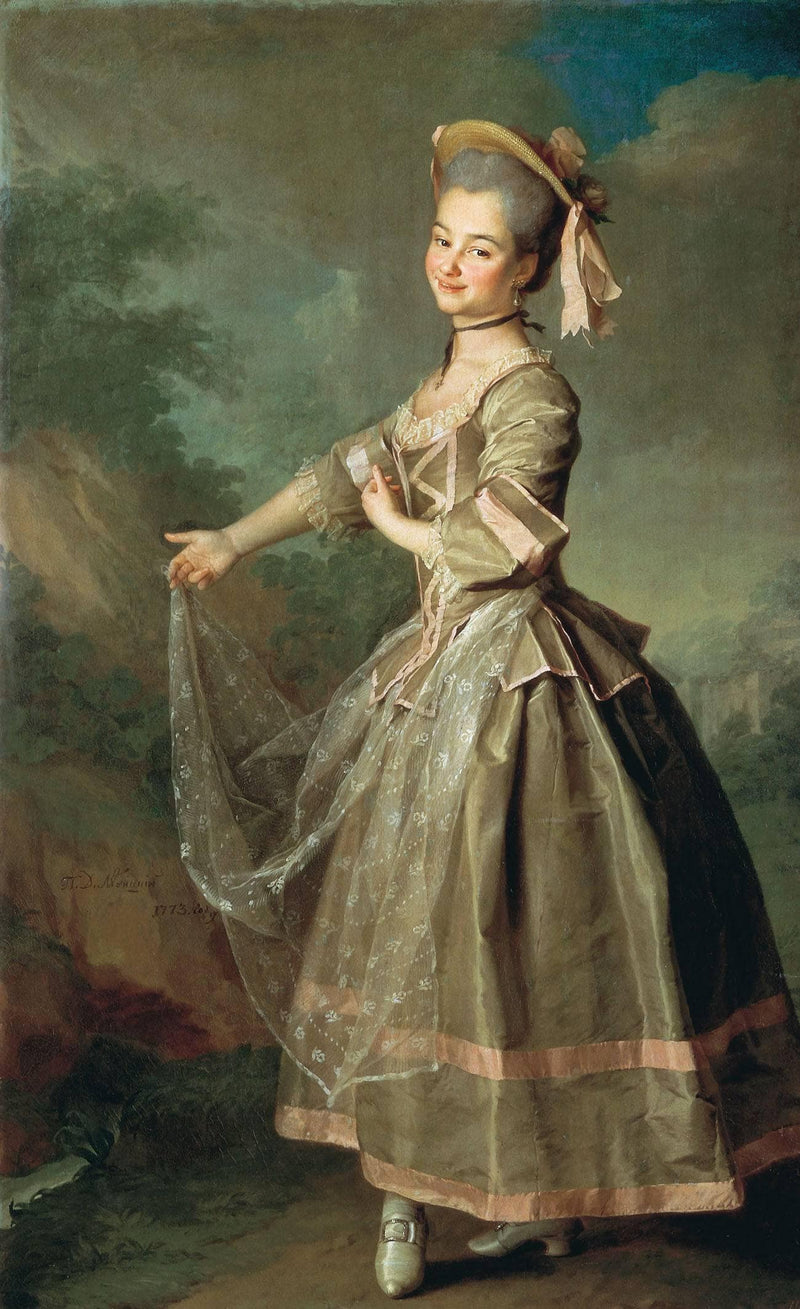 Portrait of Ekaterina Nelidova by Dmitry Levitzky — Oil Painting Reproduction