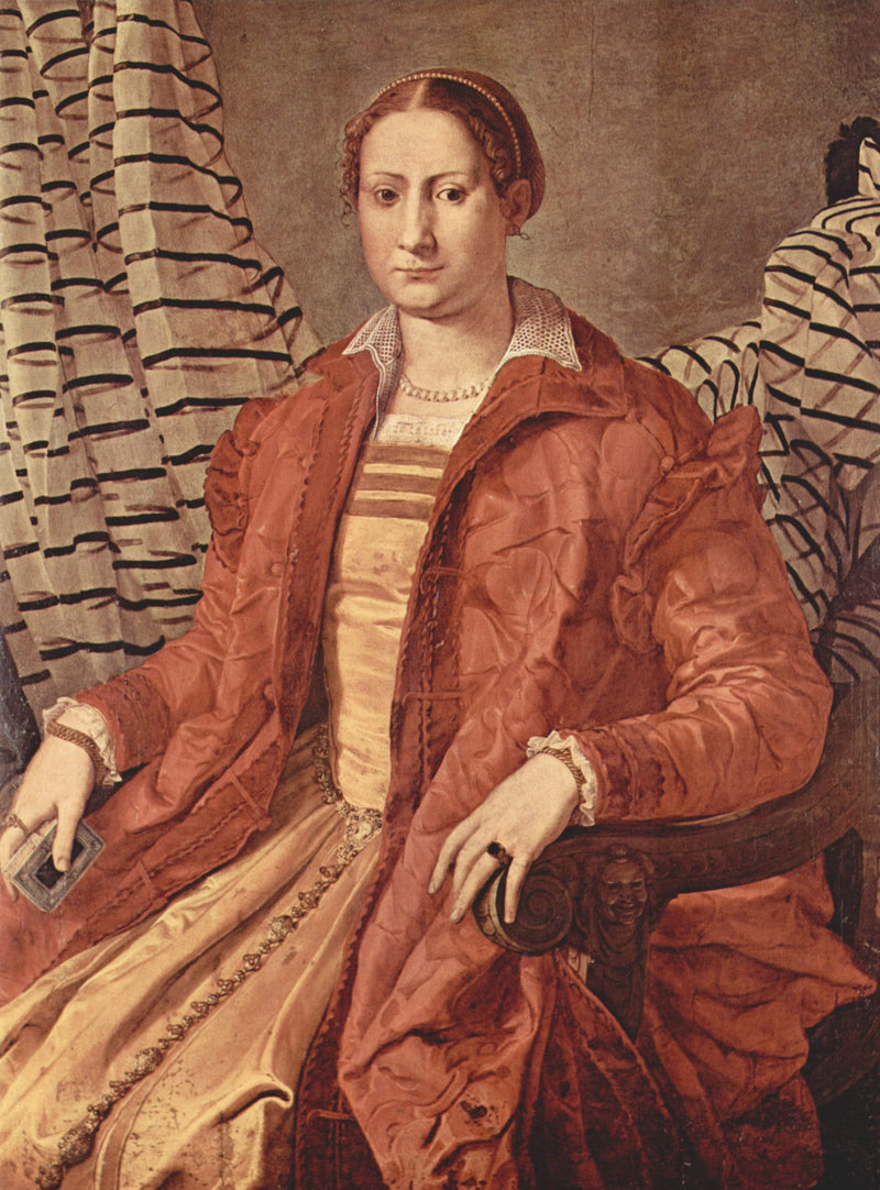 Portrait of Eleonora da Toledo by Agnolo Bronzino — Oil Painting Reproduction