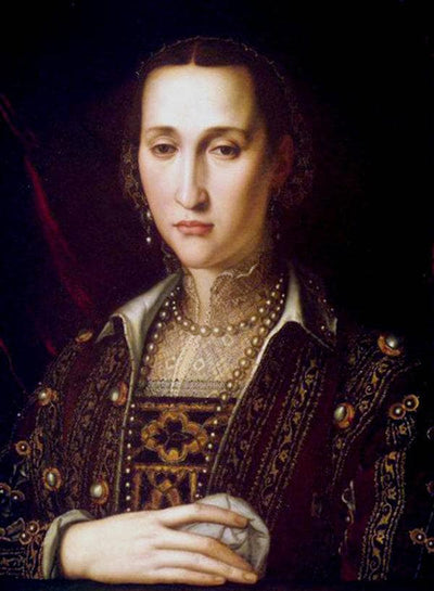 Portrait of Eleonora Di Toledo in modern living room