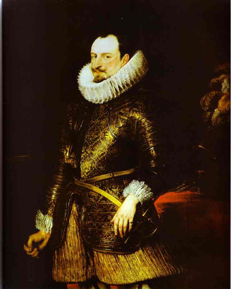 Portrait of Emmanuel Philibert by Anthony van Dyck — Oil Painting Reproduction