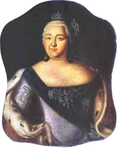 Portrait of Empress Elizaveta Petrovna in dining room