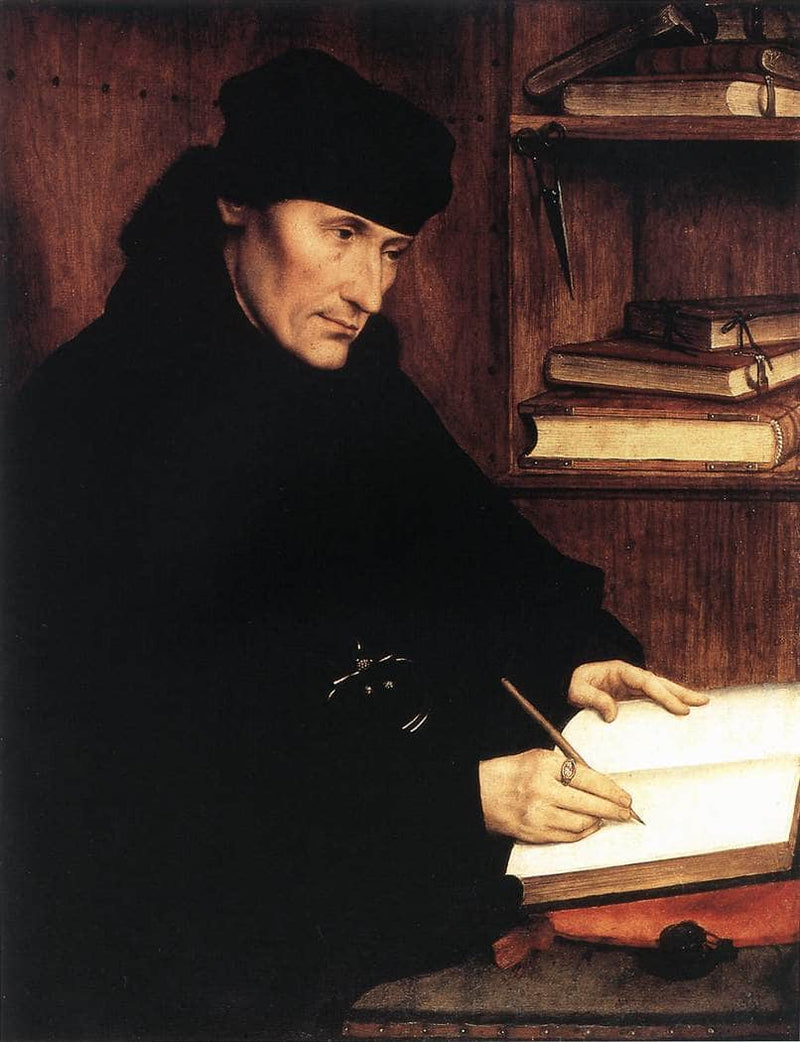 Portrait of Erasmus of Rotterdam by Quentin Matsys — Oil Painting Reproduction